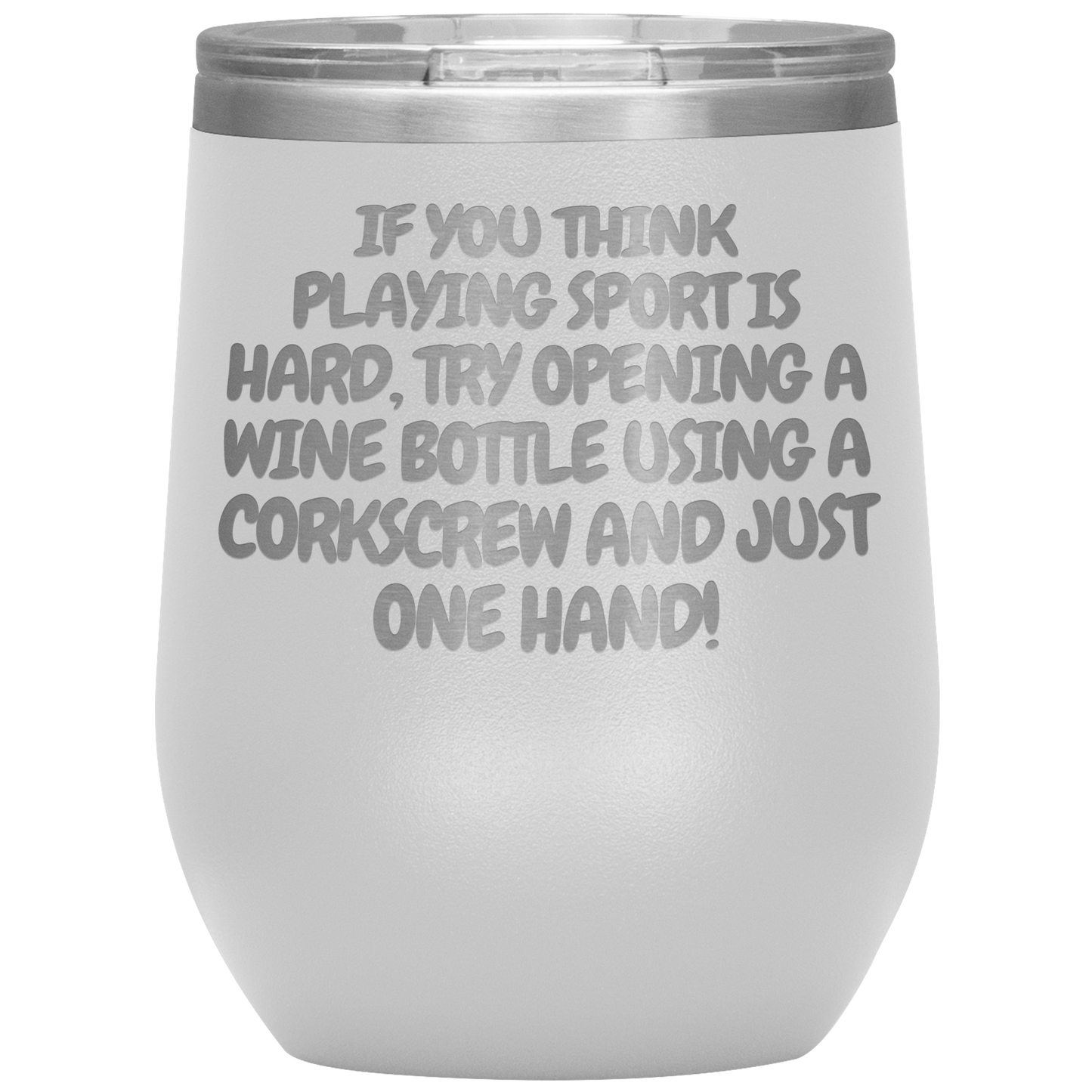 Corkscrew Wine Tumbler - 16 Colors