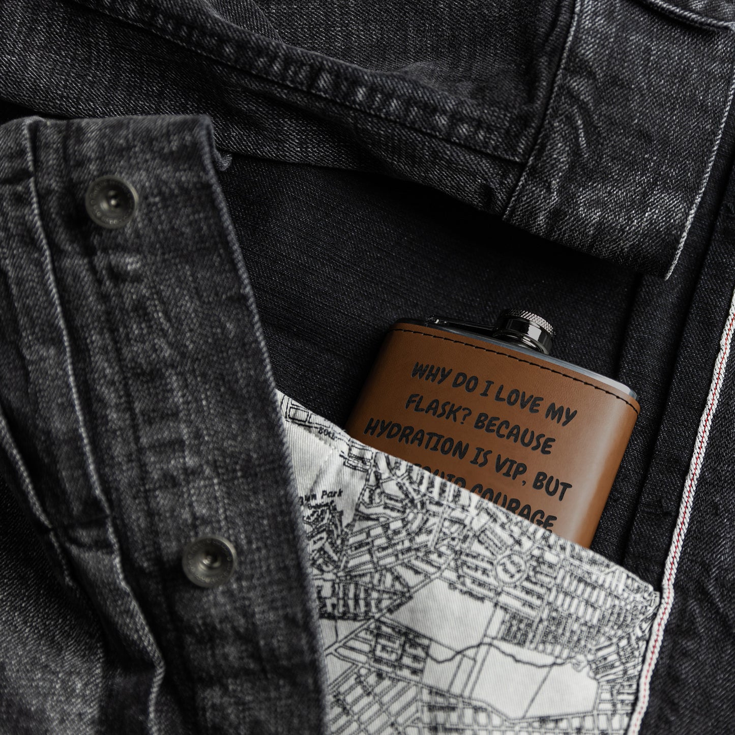 Liquid Courage Flask