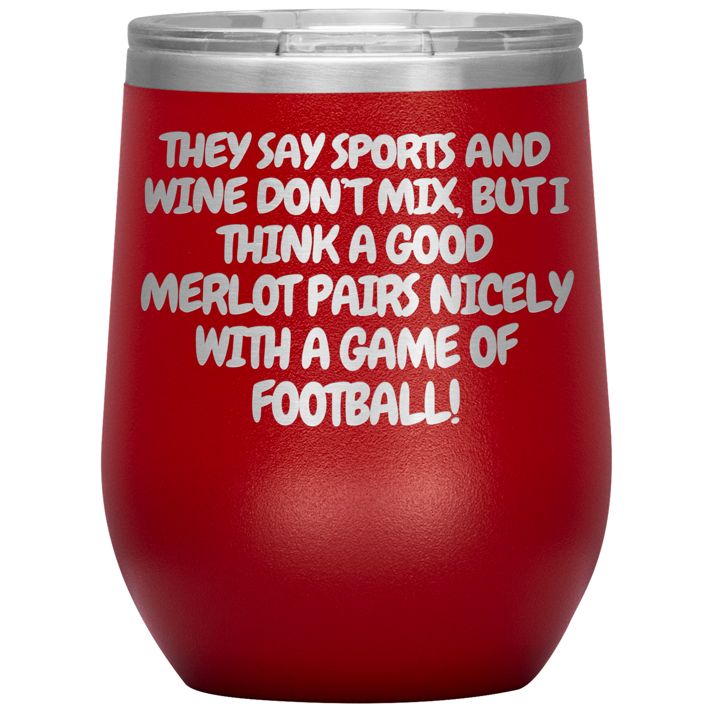 Merlot Wine Tumbler - 16 Colors