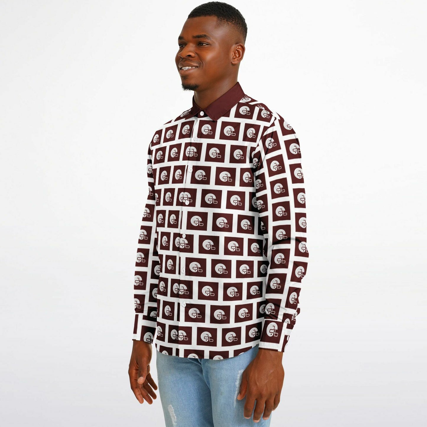 Pup26 Long Sleeve Button Down Shirt