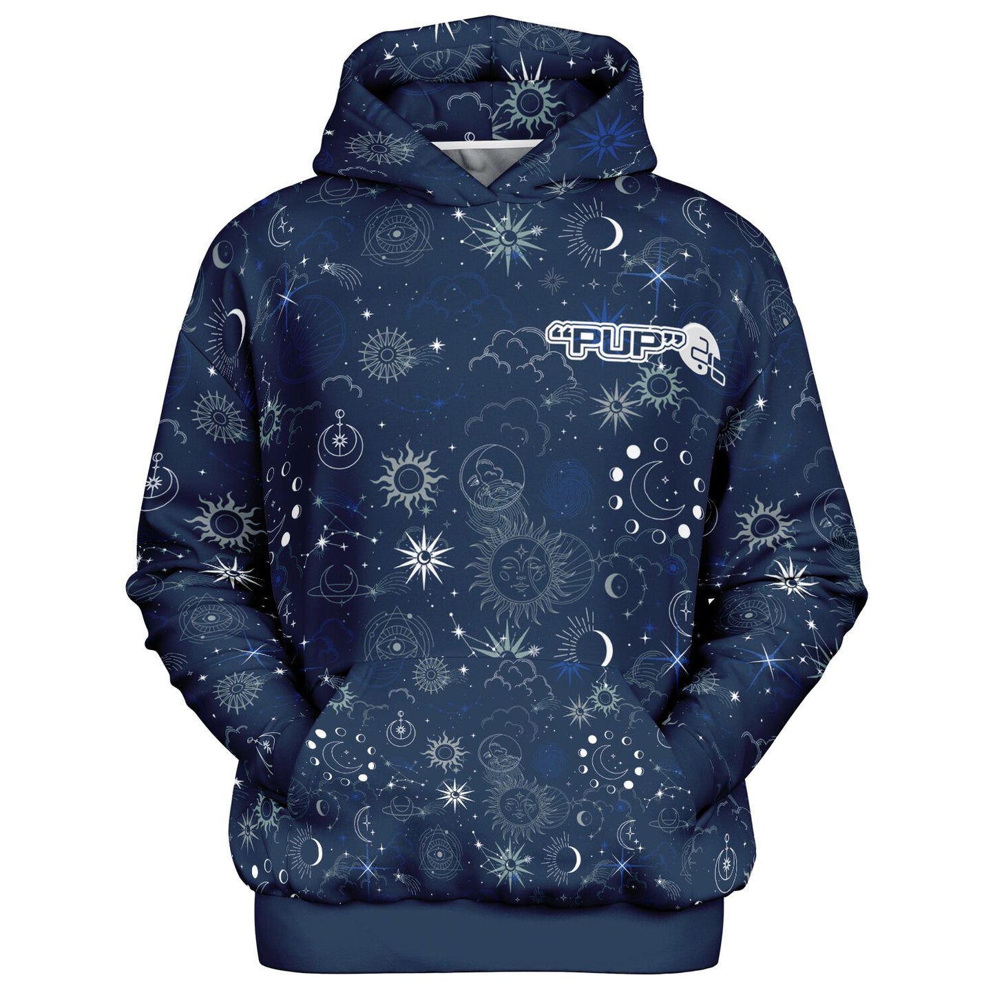 Blue Star Galaxy Heavy Oversized Hoodie