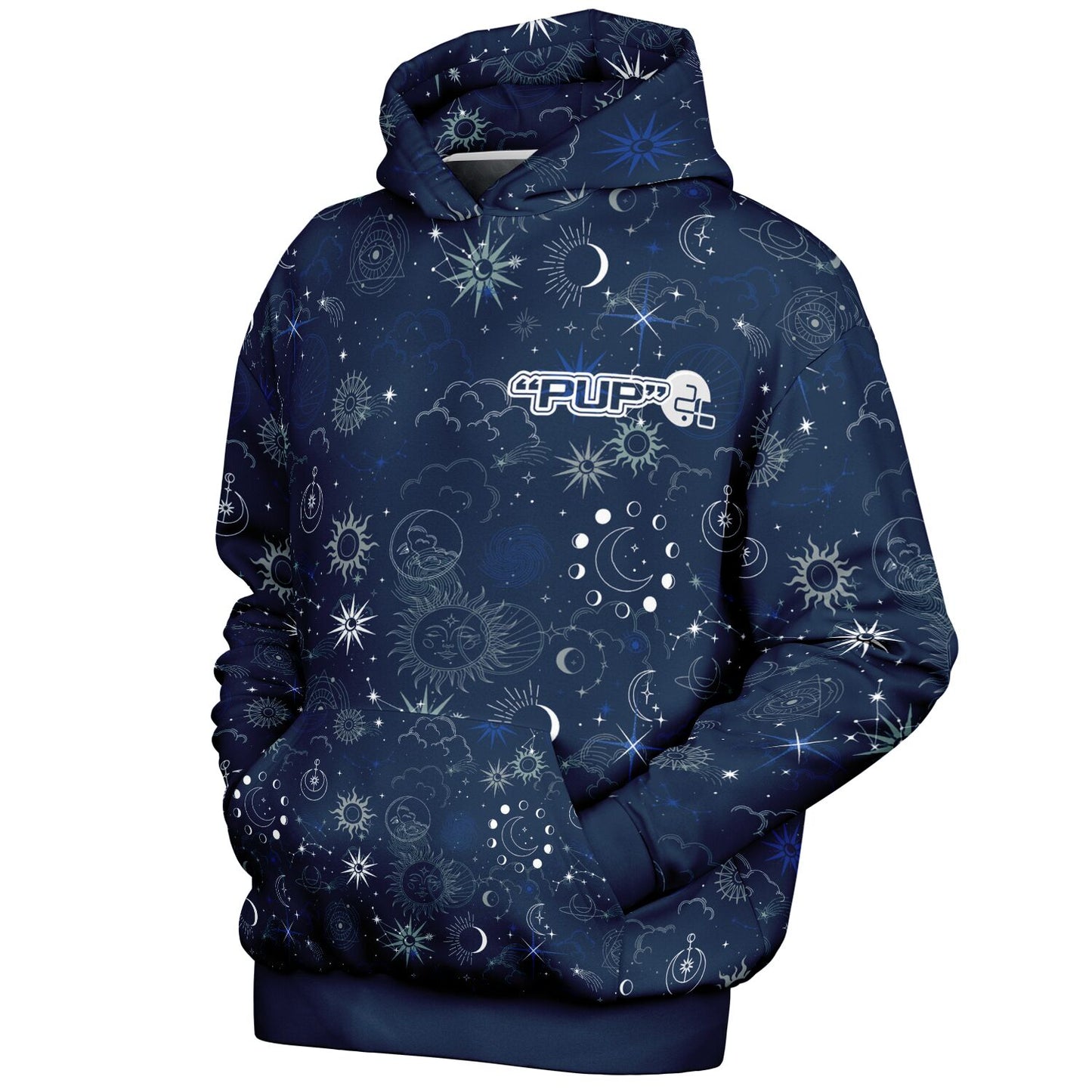 Blue Star Galaxy Heavy Oversized Hoodie