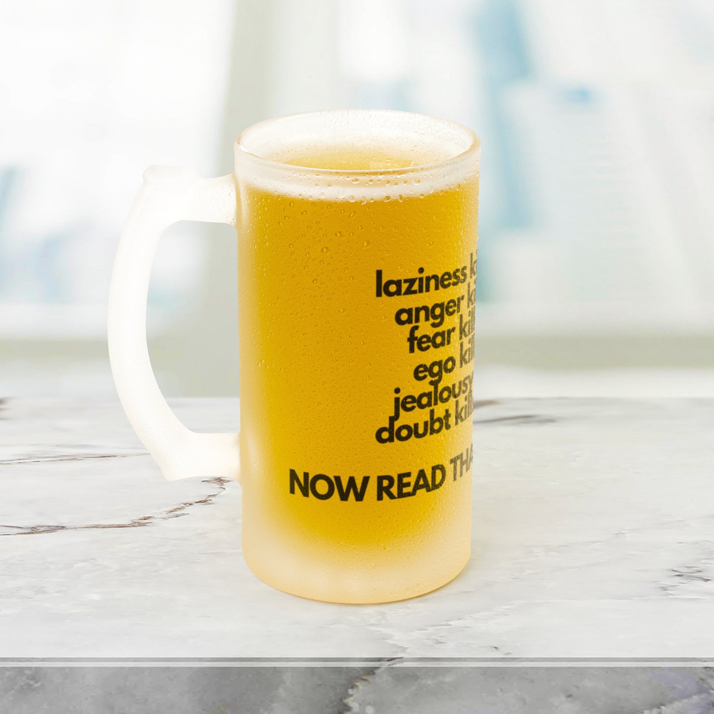Frosted Stein Wisdom