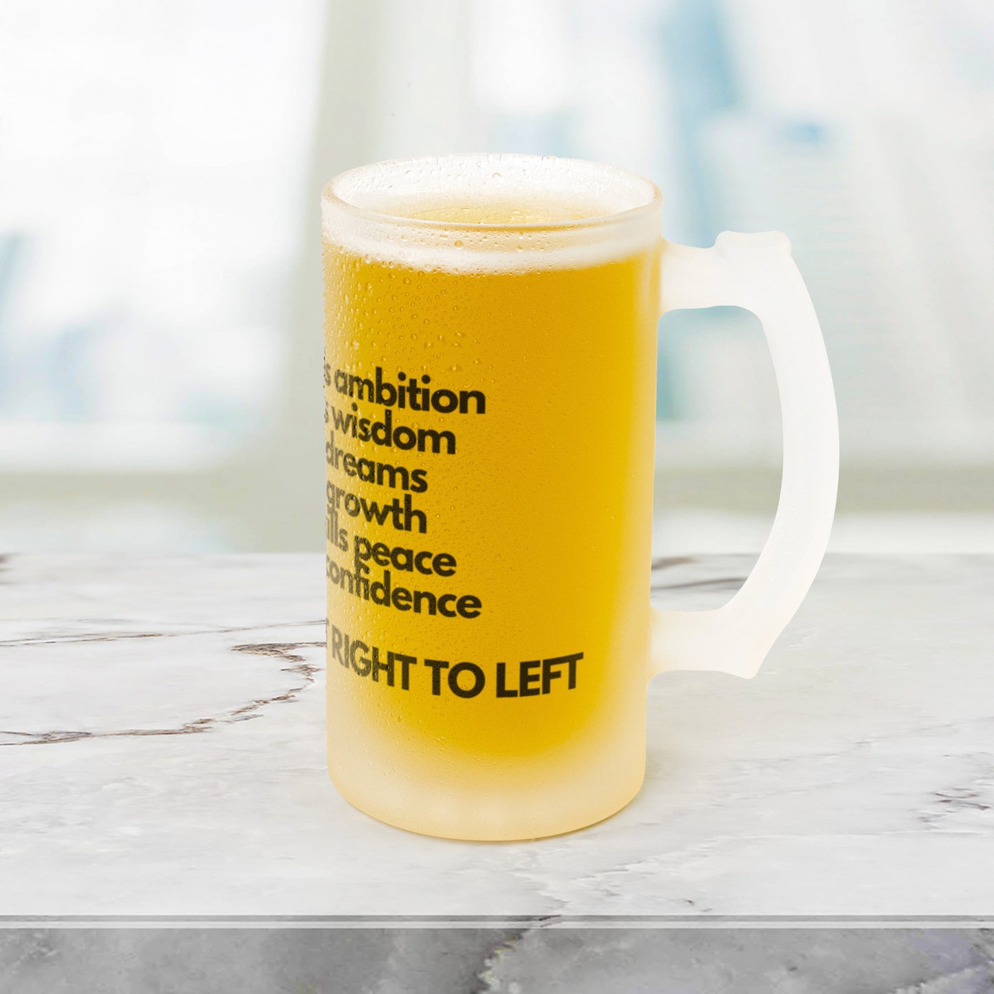 Frosted Stein Wisdom