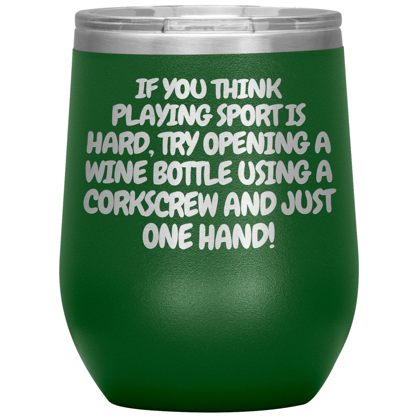 Corkscrew Wine Tumbler - 16 Colors