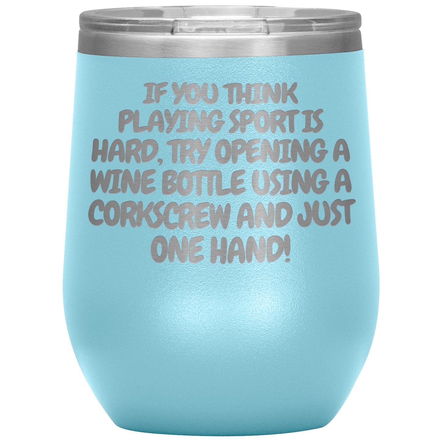 Corkscrew Wine Tumbler - 16 Colors