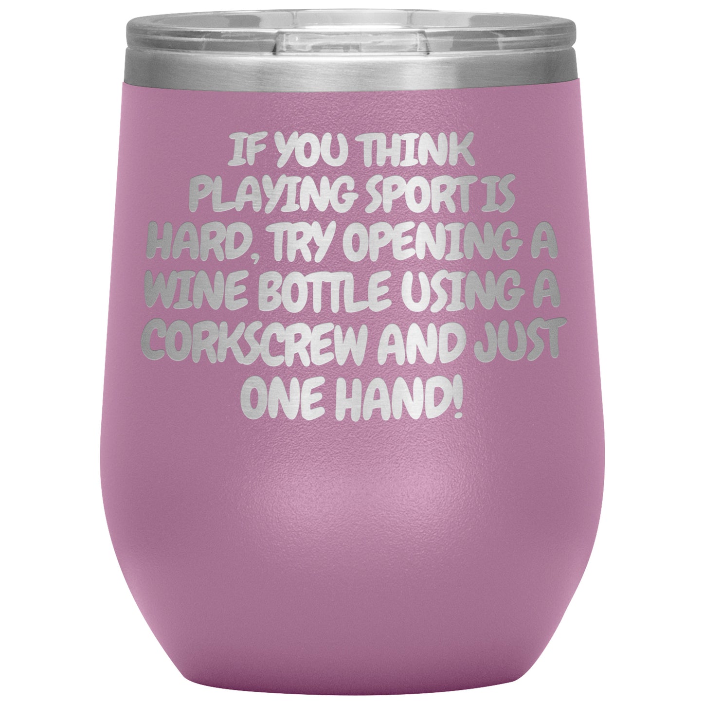 Corkscrew Wine Tumbler - 16 Colors