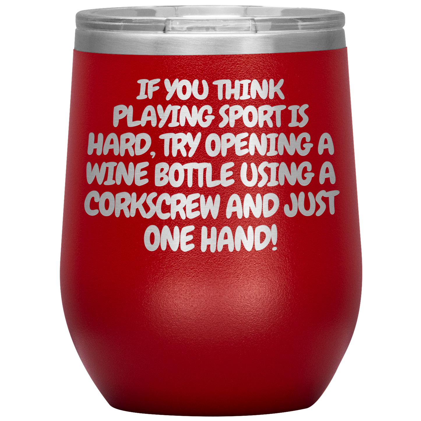 Corkscrew Wine Tumbler - 16 Colors