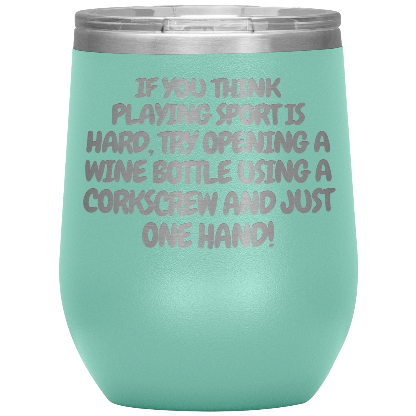 Corkscrew Wine Tumbler - 16 Colors