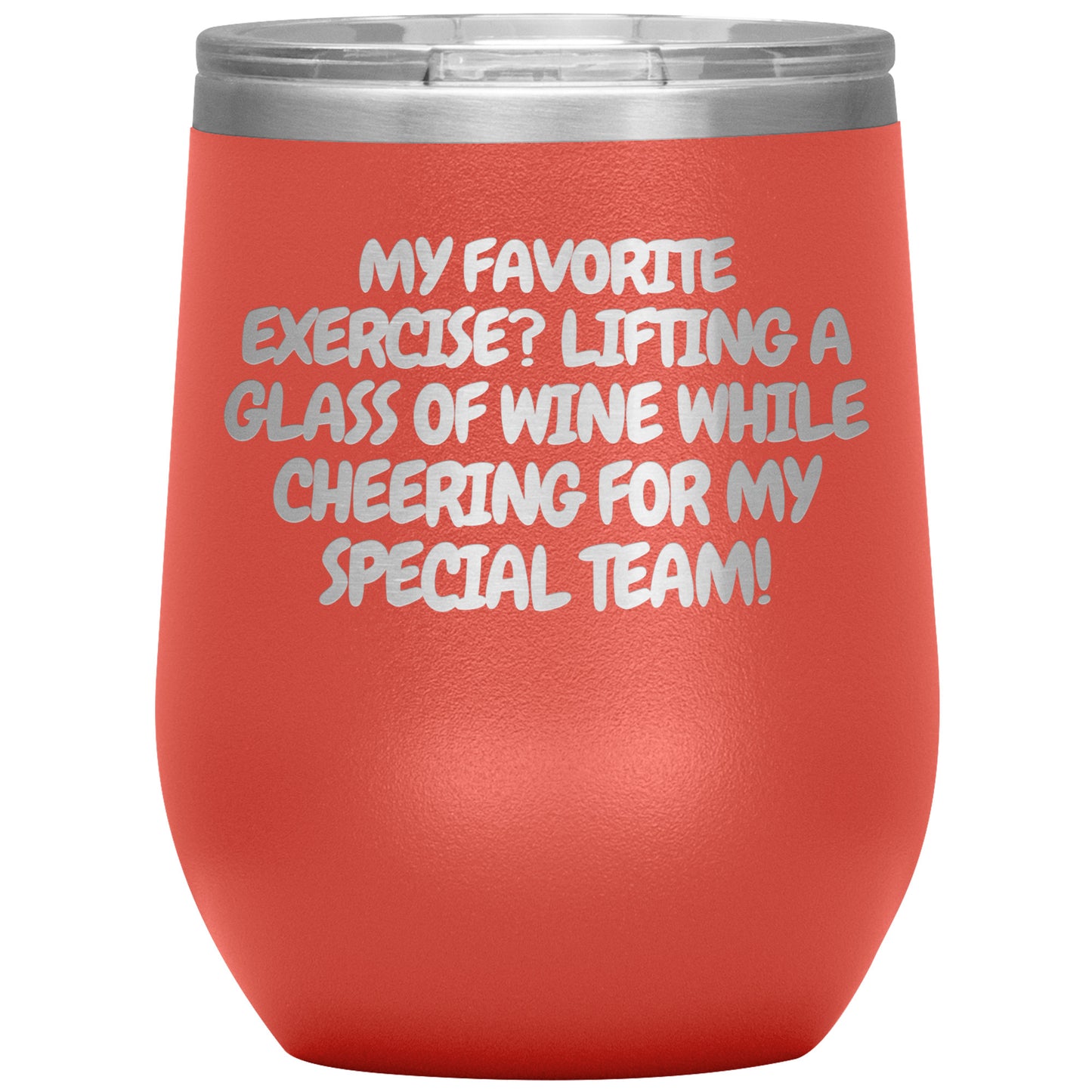 Exercise Wine Tumbler - 16 Colors