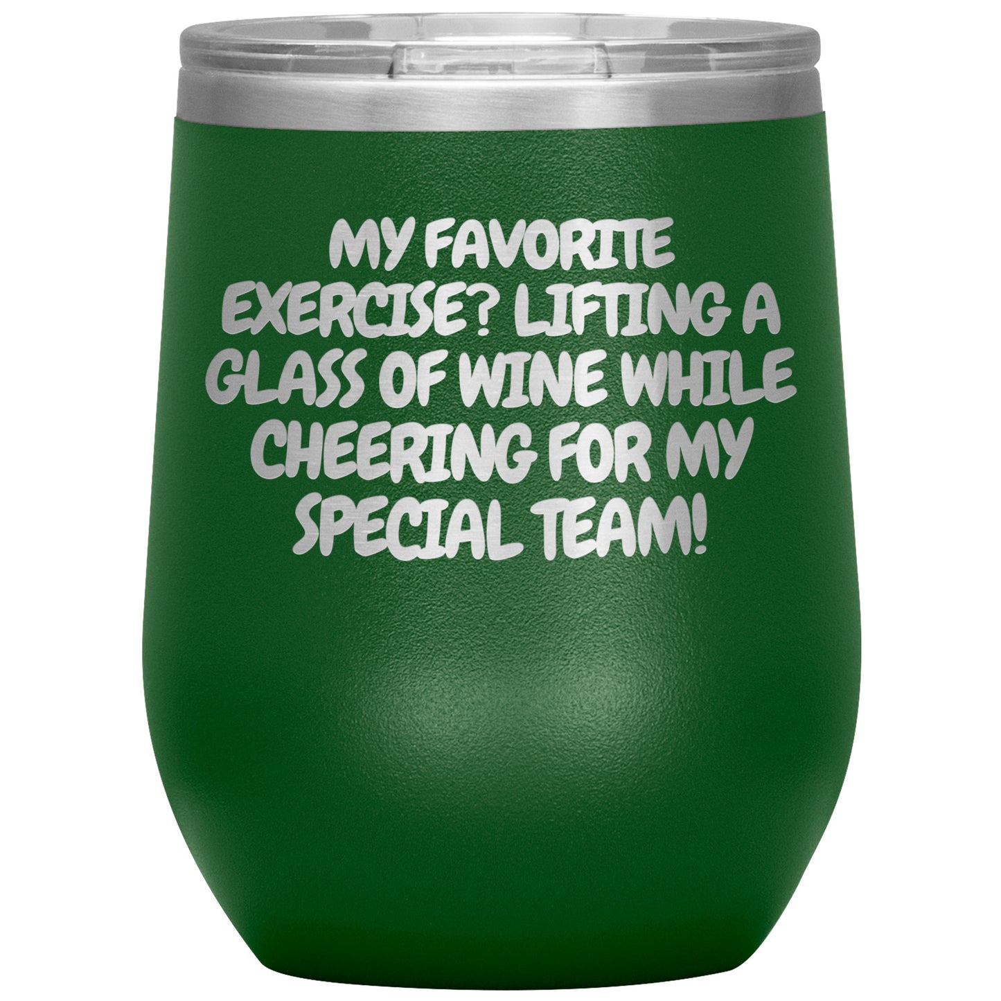 Exercise Wine Tumbler - 16 Colors