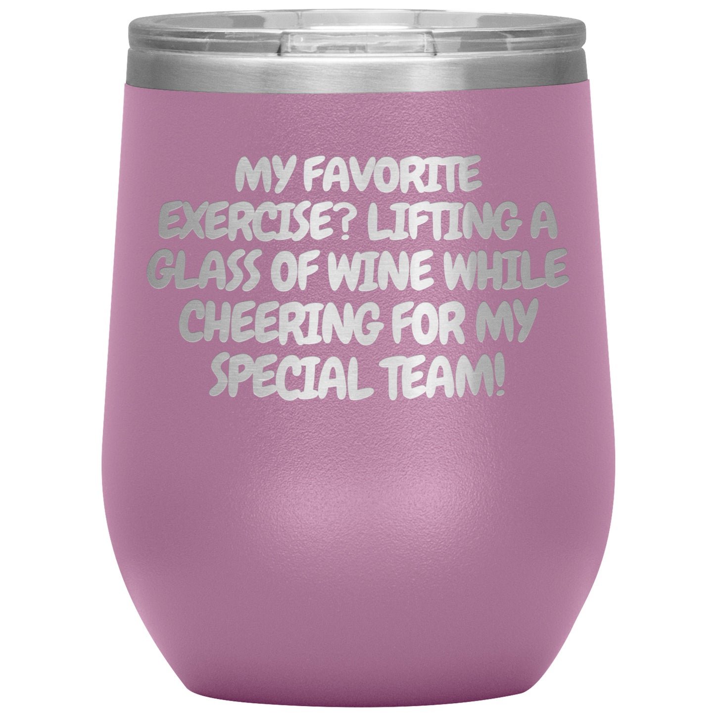 Exercise Wine Tumbler - 16 Colors