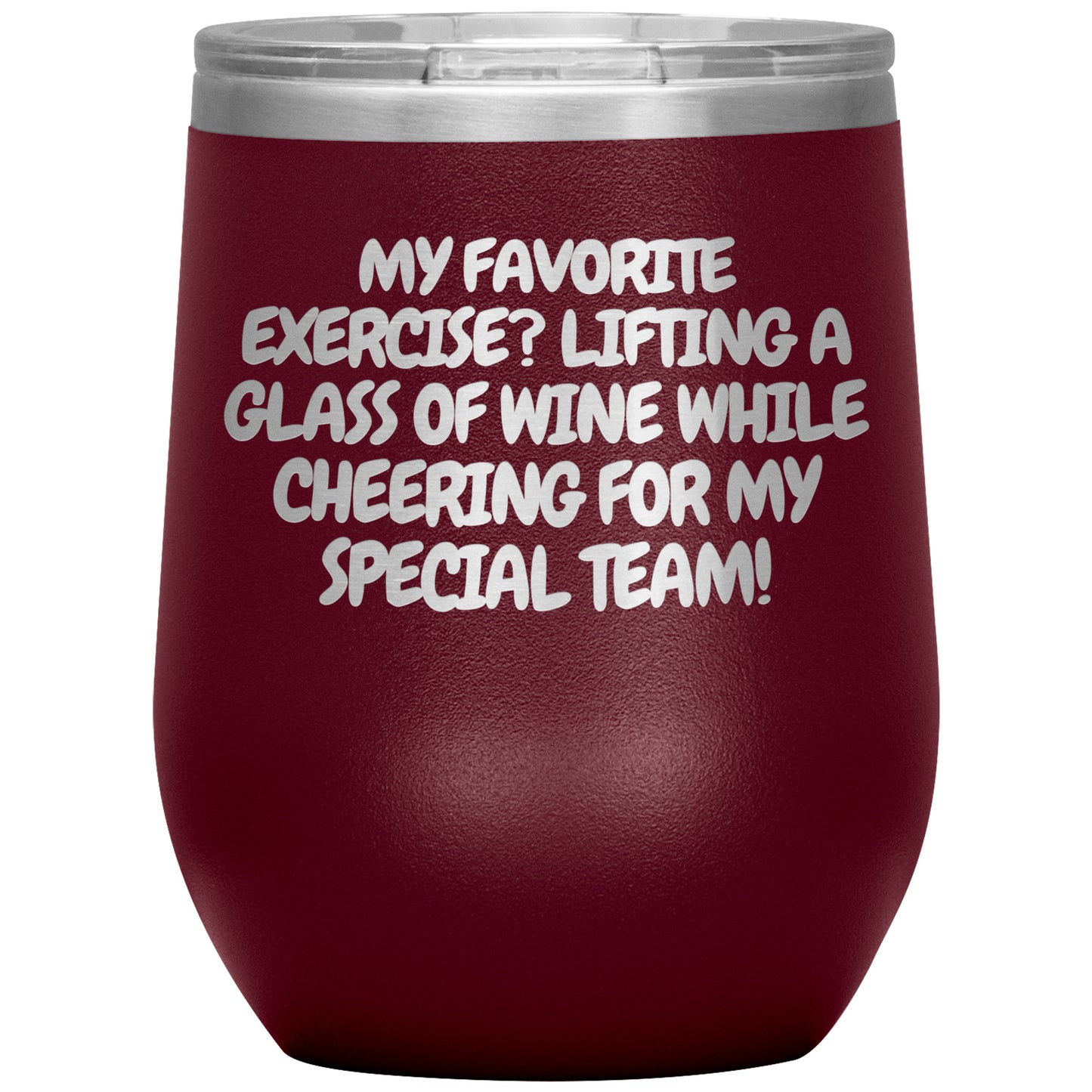 Exercise Wine Tumbler - 16 Colors