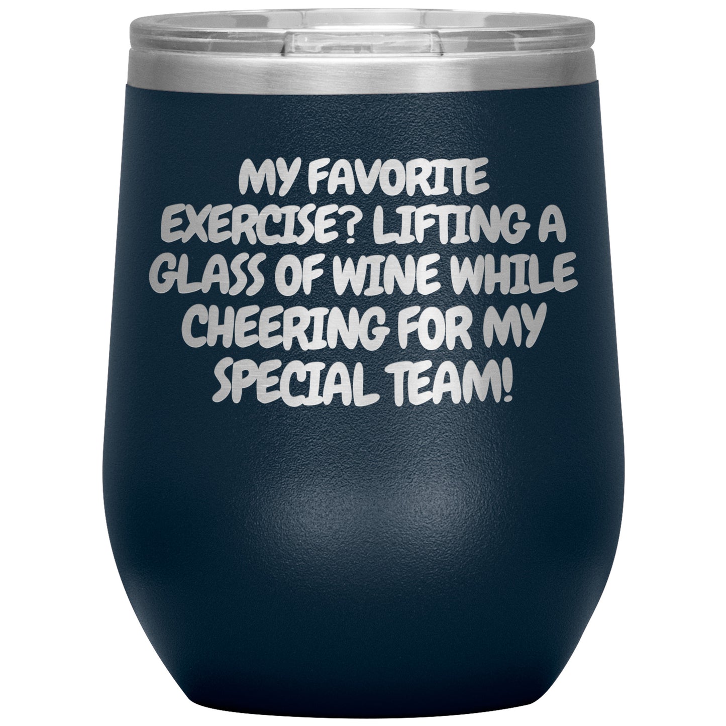 Exercise Wine Tumbler - 16 Colors