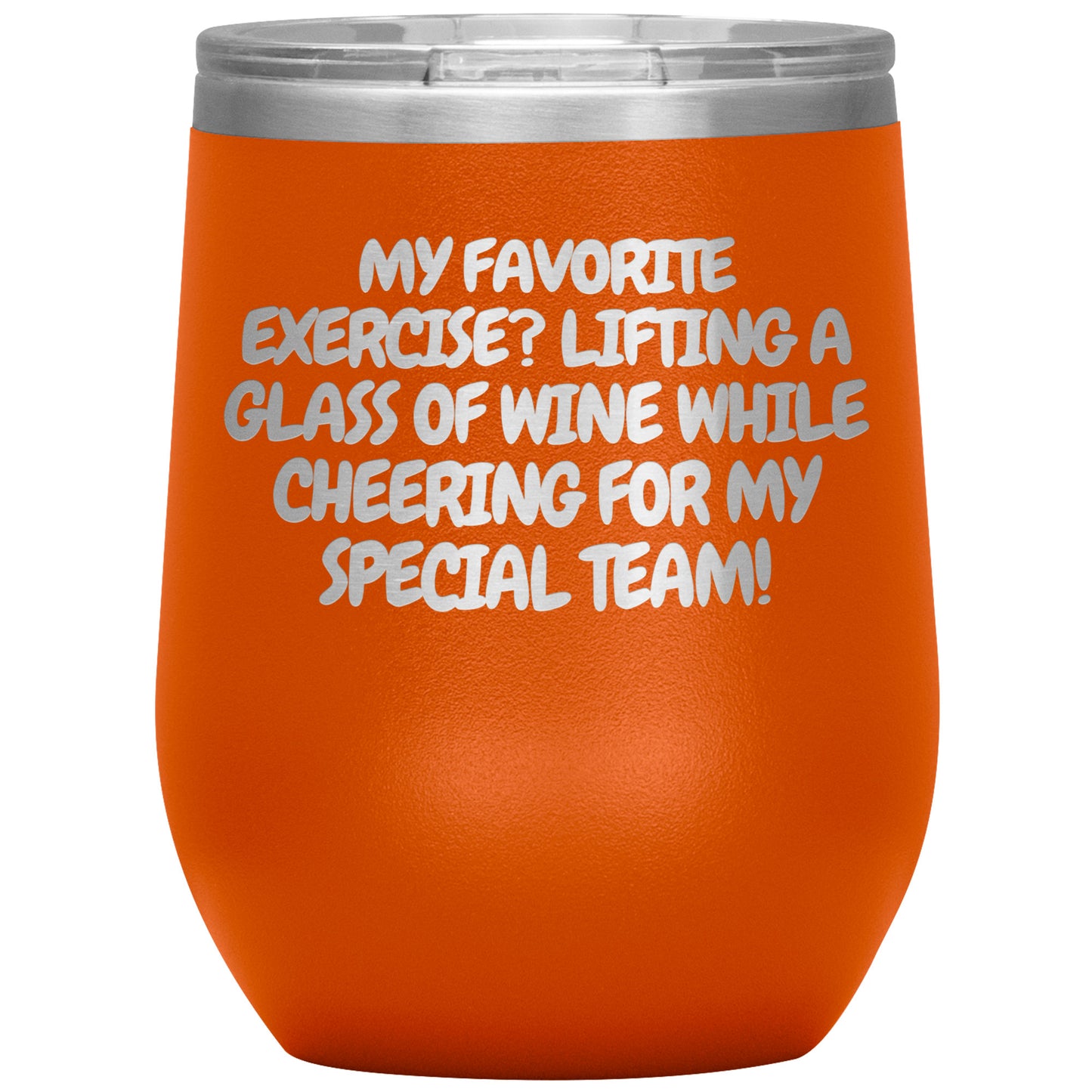 Exercise Wine Tumbler - 16 Colors