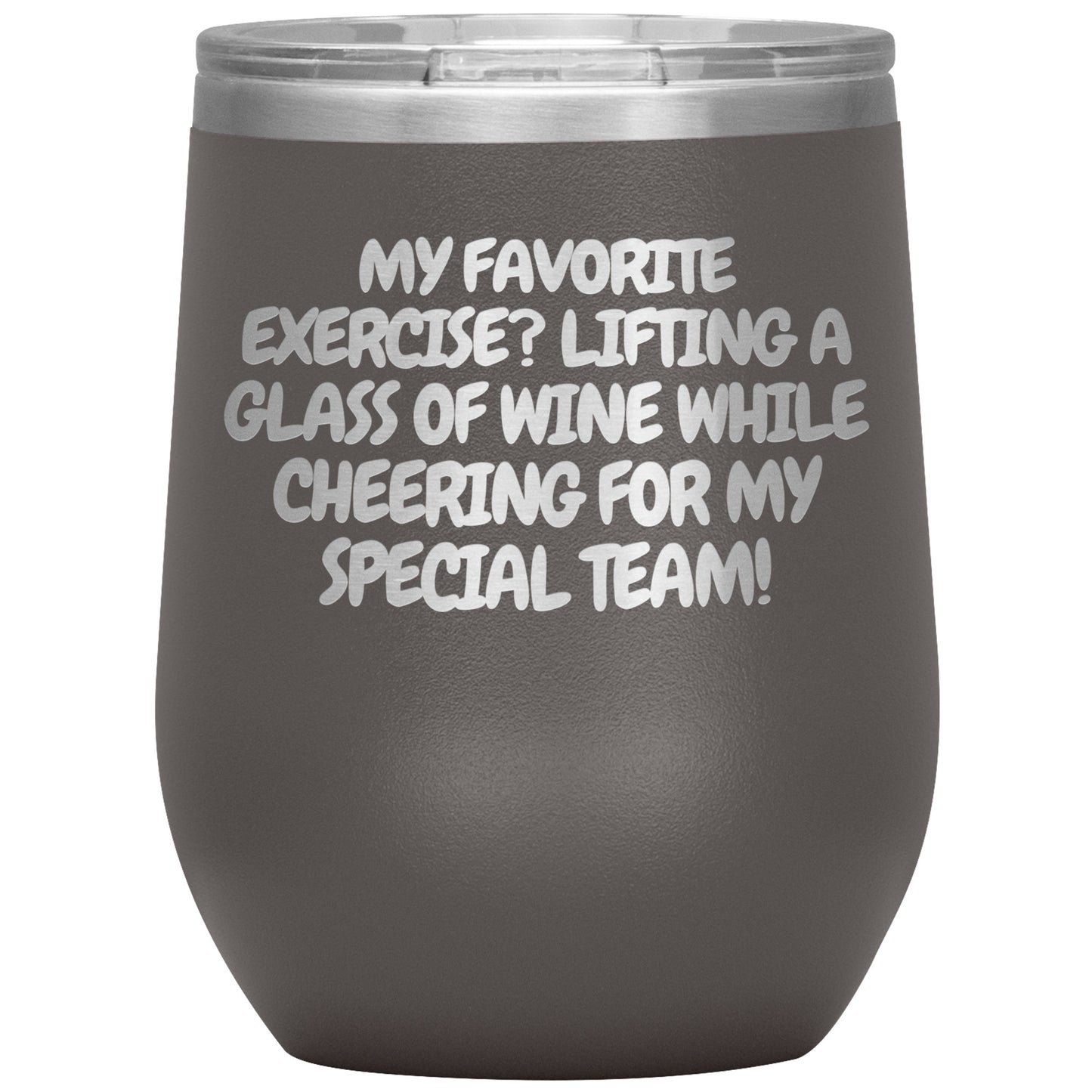 Exercise Wine Tumbler - 16 Colors