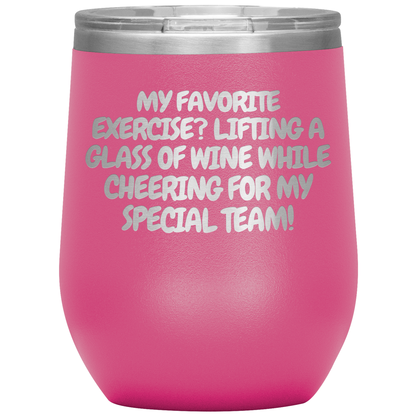 Exercise Wine Tumbler - 16 Colors