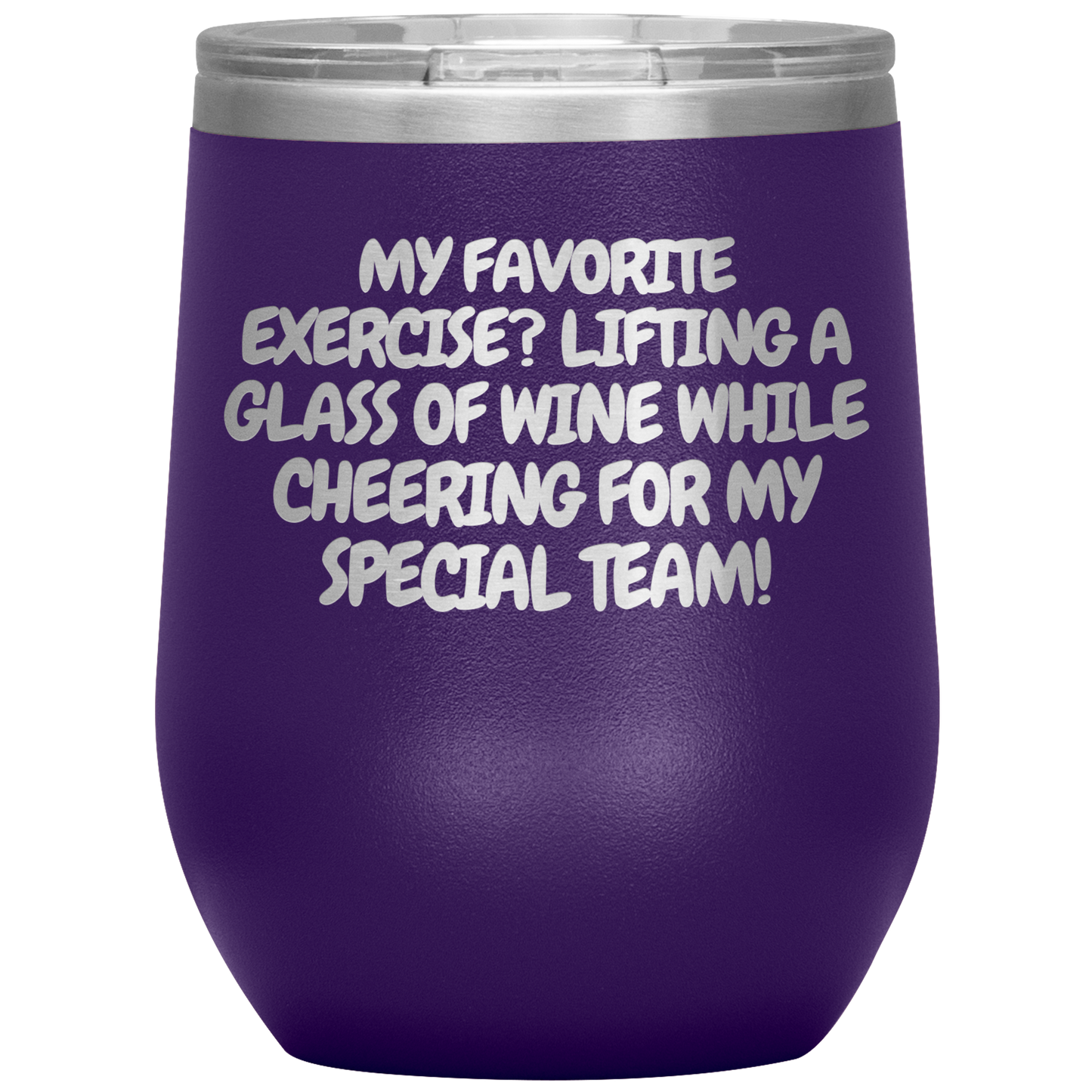 Exercise Wine Tumbler - 16 Colors
