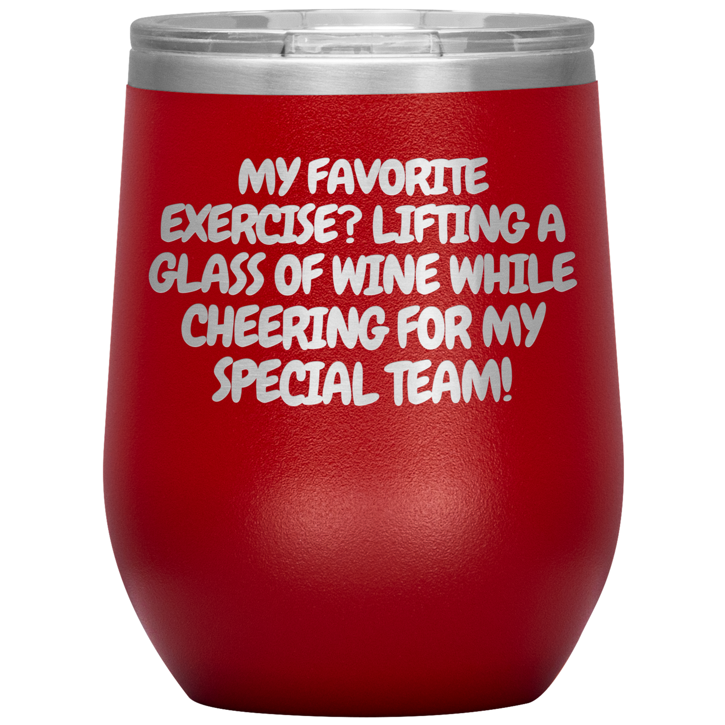 Exercise Wine Tumbler - 16 Colors