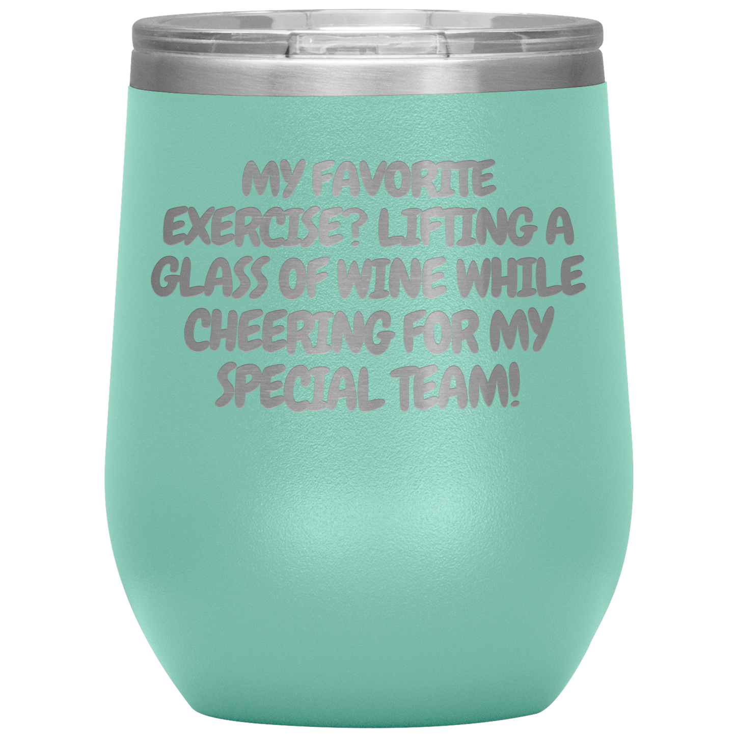 Exercise Wine Tumbler - 16 Colors