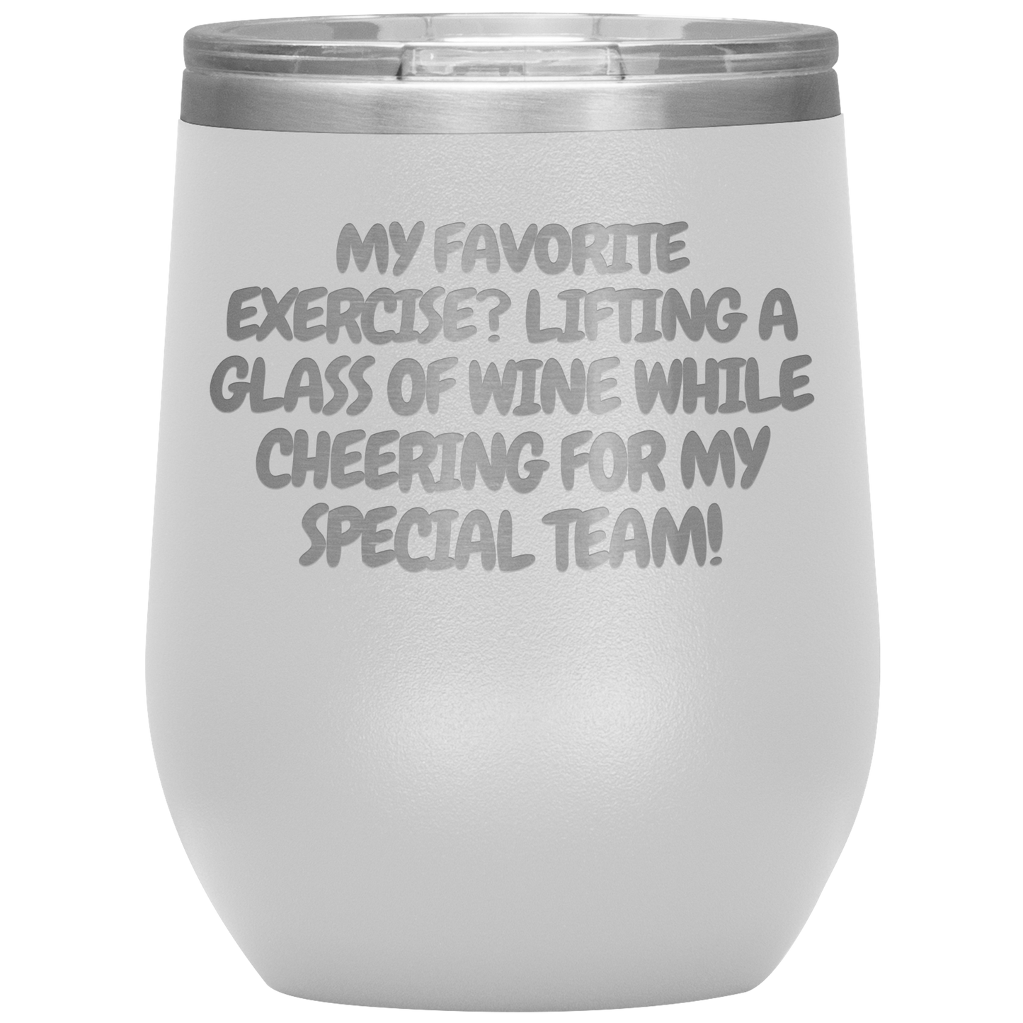 Exercise Wine Tumbler - 16 Colors
