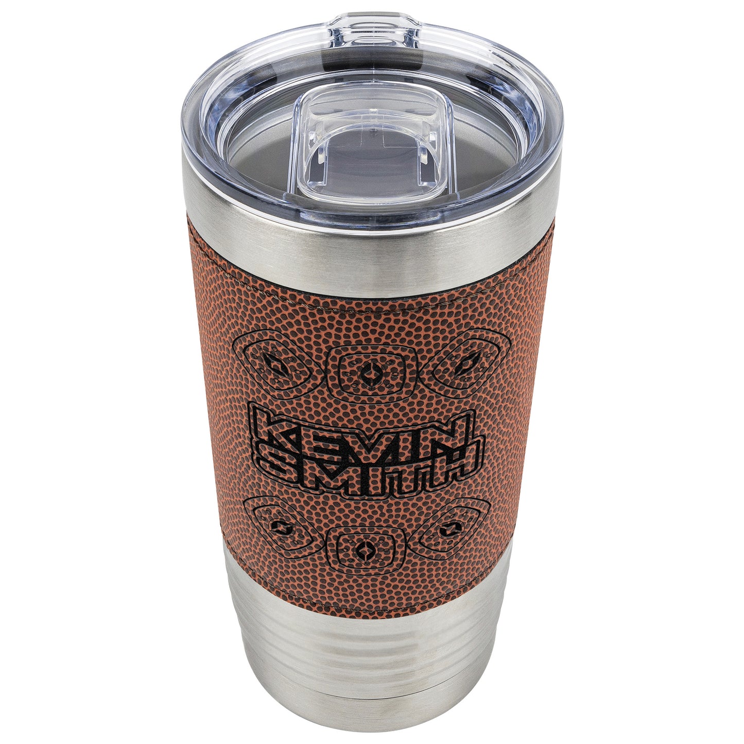 Kevin Smith 3 Ring Football Skinny Sipper Tumbler