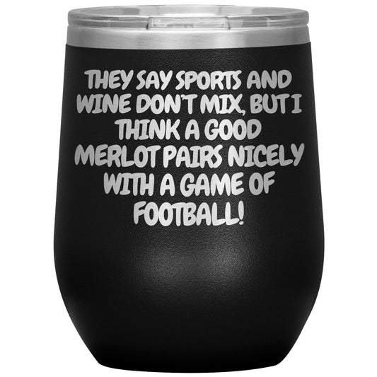 Merlot Wine Tumbler - 16 Colors