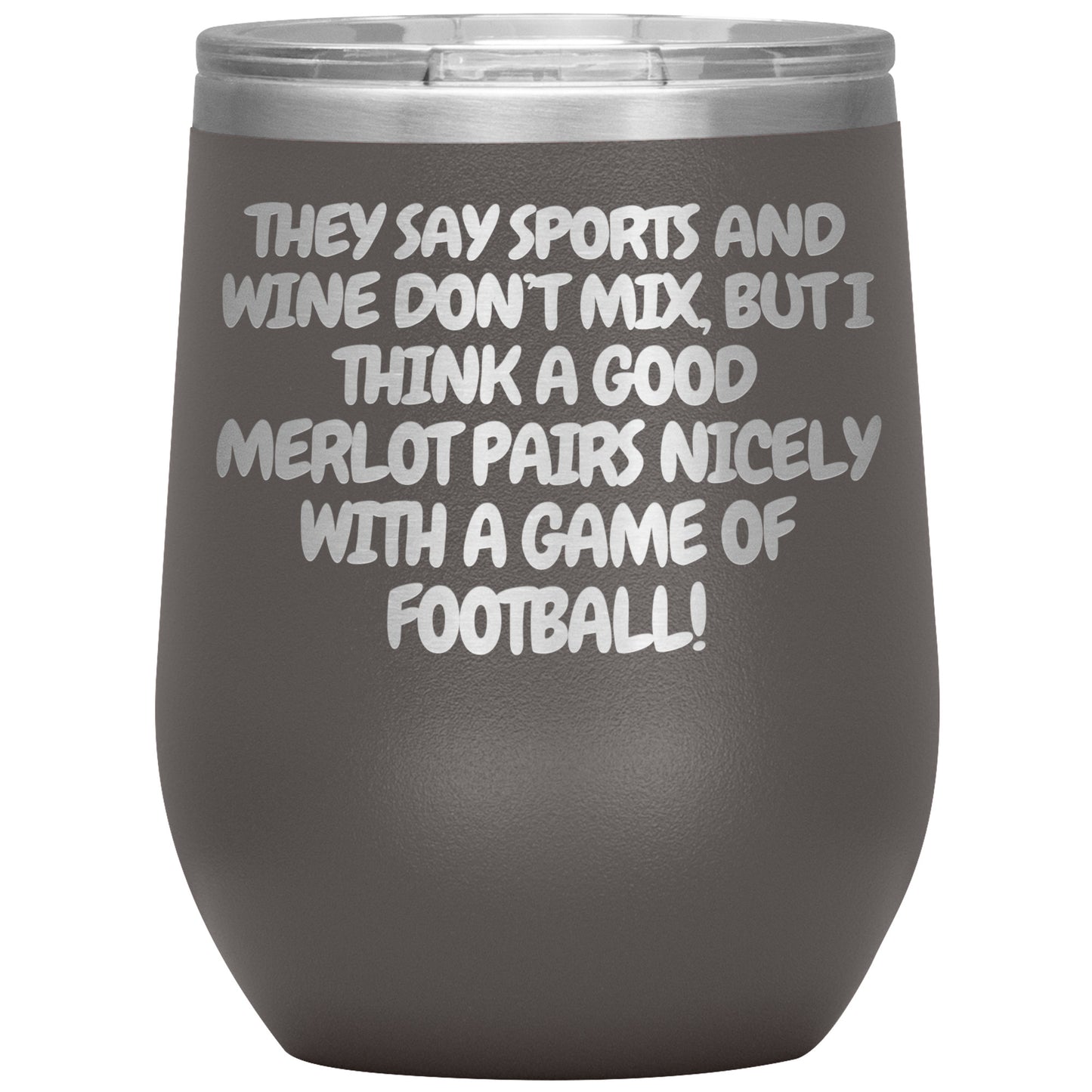 Merlot Wine Tumbler - 16 Colors