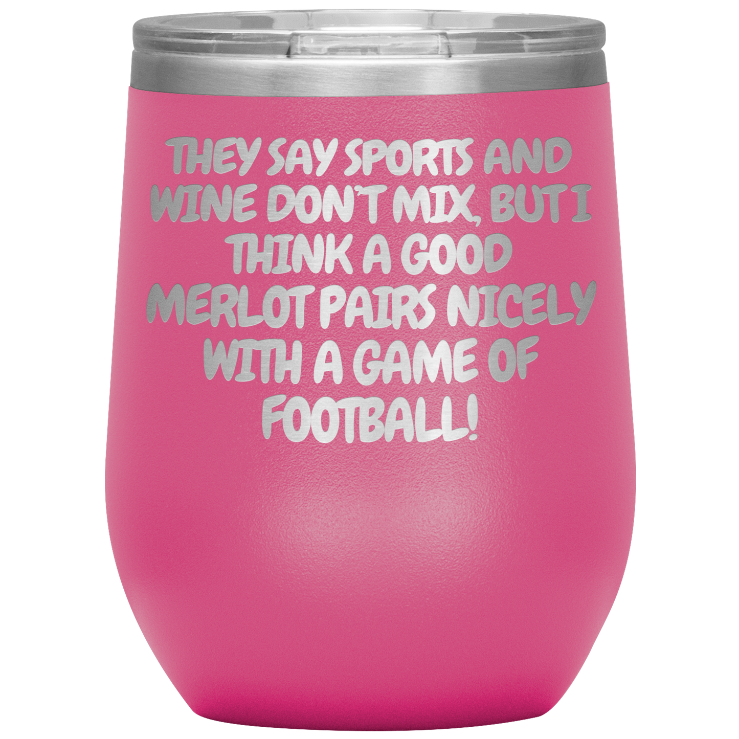 Merlot Wine Tumbler - 16 Colors
