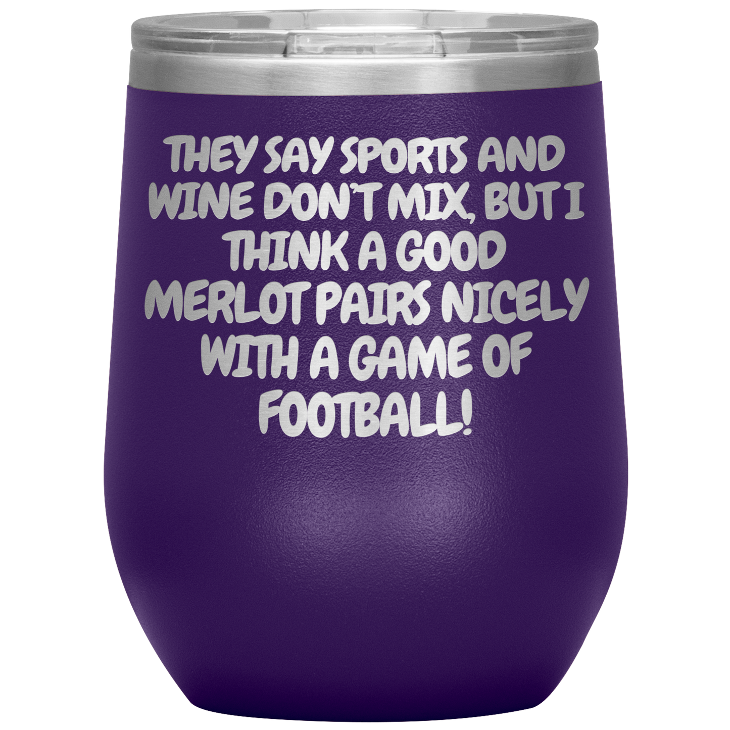 Merlot Wine Tumbler - 16 Colors