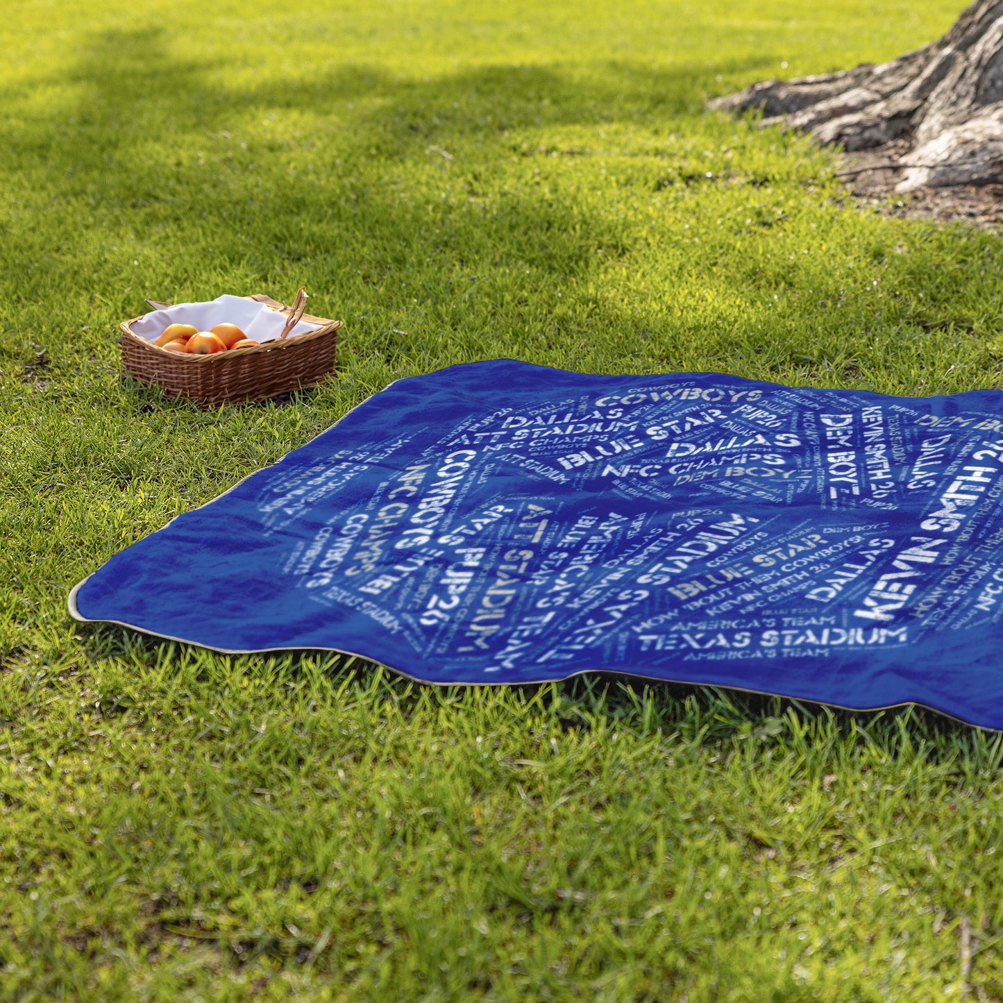 Pup26 Blue Star Stadium Blanket
