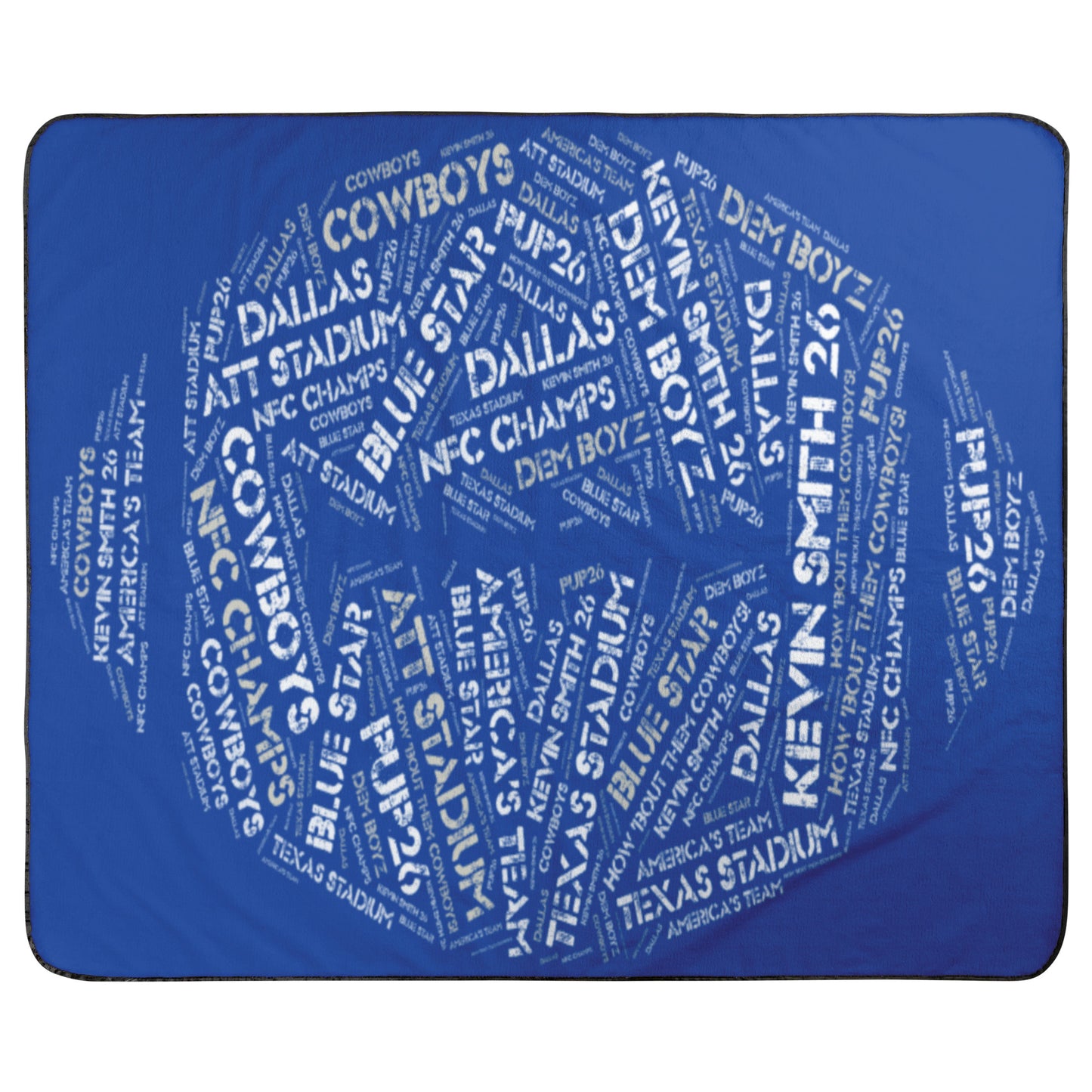 Pup26 Blue Star Stadium Blanket