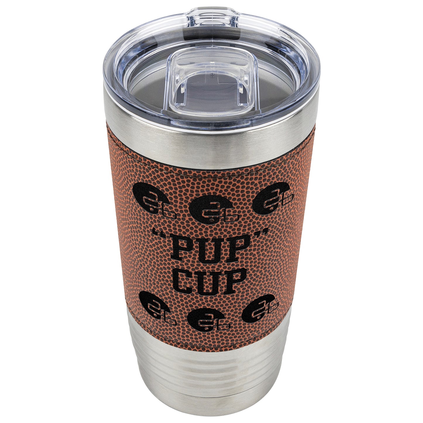 Pup Cup Football Skinny Sipper