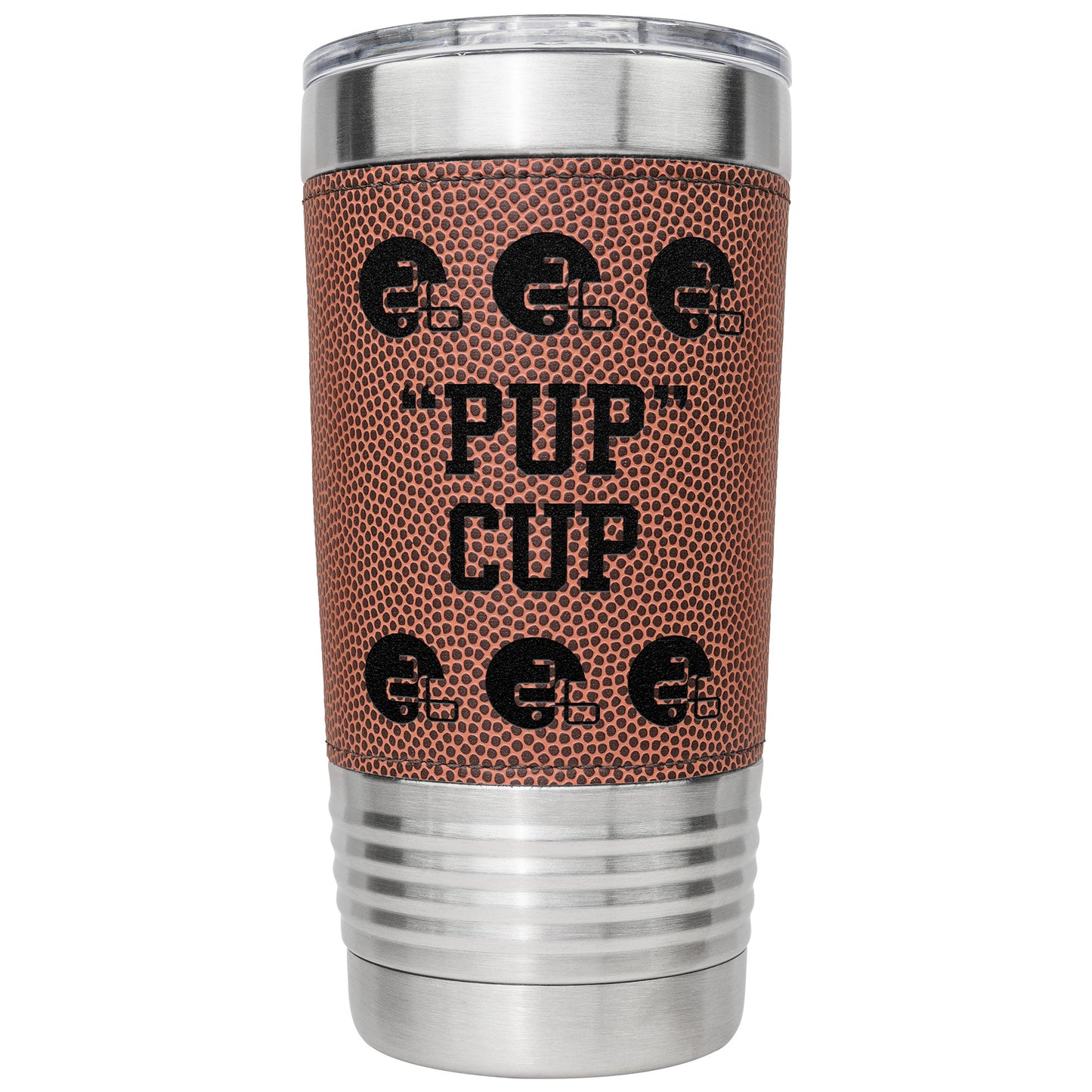 Pup Cup Football Skinny Sipper
