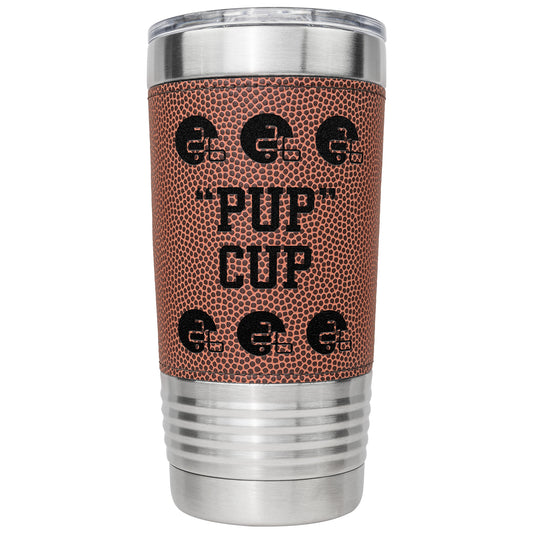 Pup Cup Football Skinny Sipper