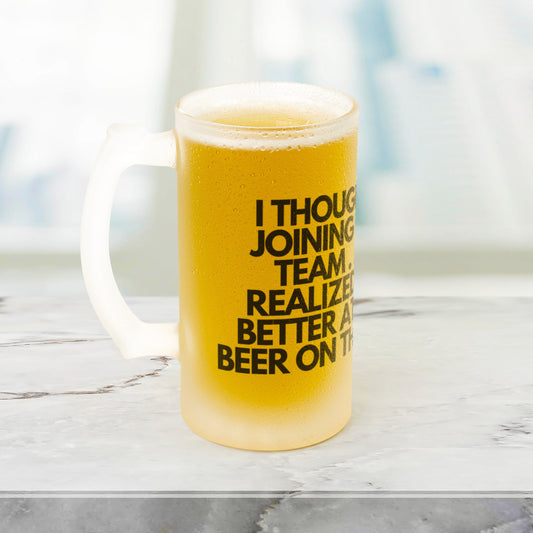 Sideline Frosted Stein