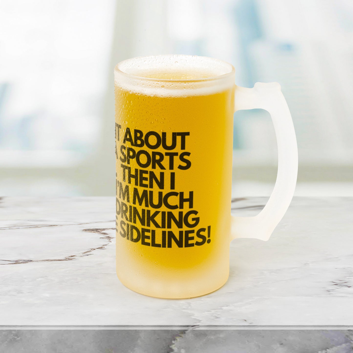 Sideline Frosted Stein