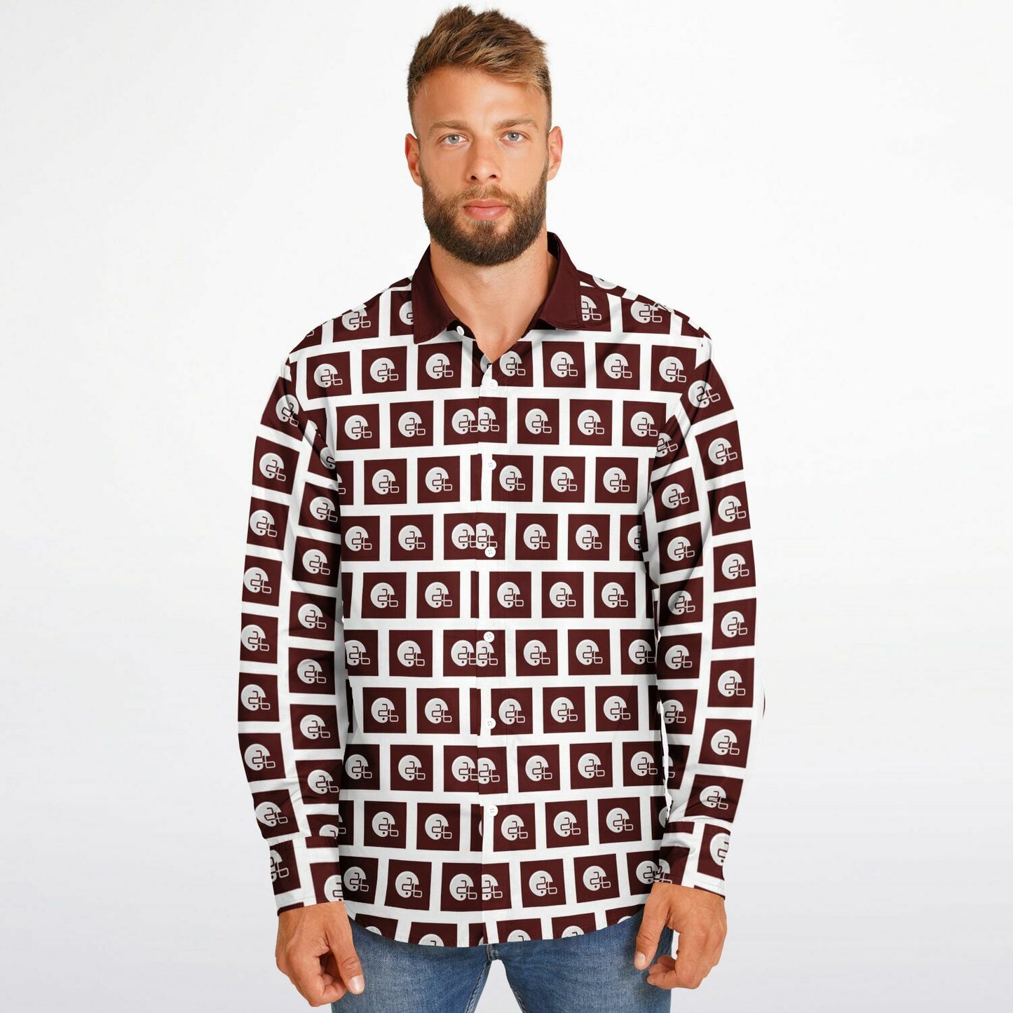 Pup26 Long Sleeve Button Down Shirt