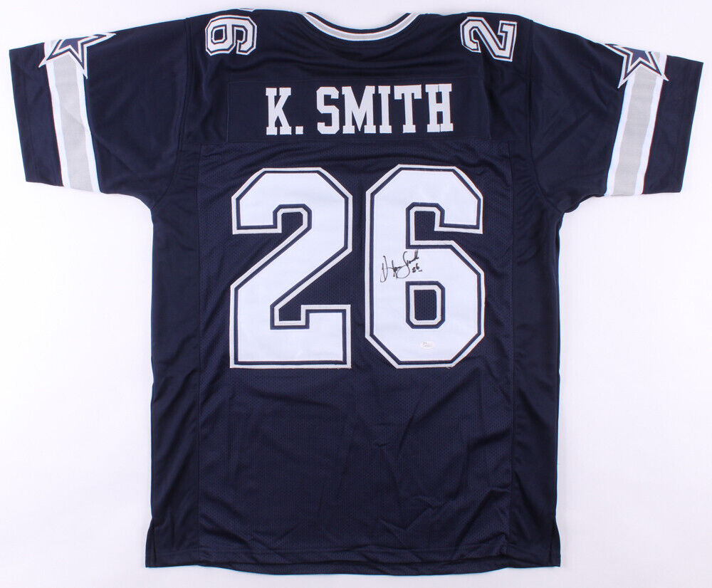 Hendolph Autographed Blue Dallas Cowboys Game Jersey.